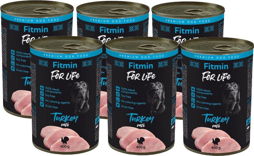 Fitmin  FITMIN For Life Turkey Indyk 6x400g 1