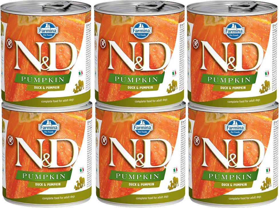 Farmina Farmina N&D Pumpkin Grain Free canine DUCK & PUMPKIN ADULT KARMA MOKRA 6x285g 1