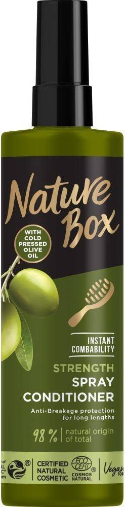 Nature Box Olive Oil ekspresowa odżywka do włosów w sprayu z olejem z oliwki 200ml 1