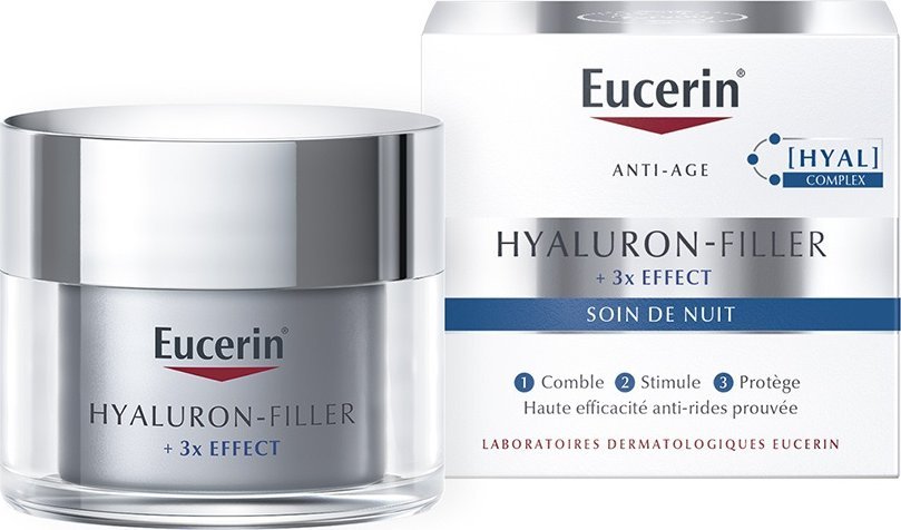 Eucerin  Hyaluron-Filler + 3x Efektowy krem na noc przeciw zmarszczkom 50ml 1