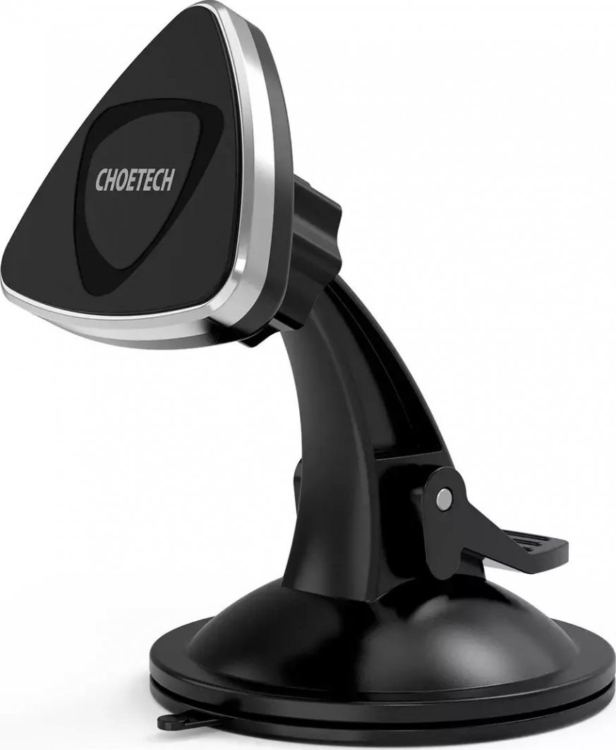 Joyroom Choetech magnetyczny uchwyt samochodowy do telefonu na szybę i kokpit czarny (H010 black) 1