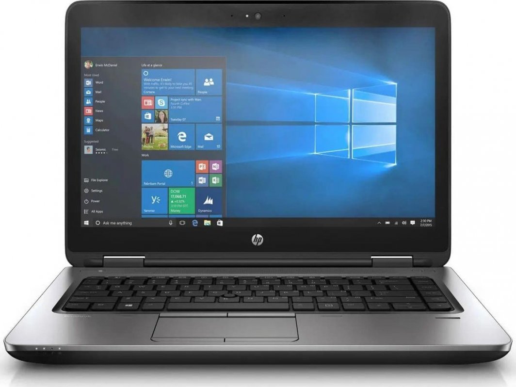 Laptop HP ProBook 640 G3 i5-7300U 8GB 256GB SSD 1920x1080 Windows 10 Pro Klasa A 1