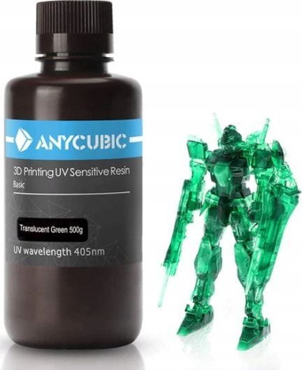 Anycubic Żywica Green Translucent - próbka 100 g 1