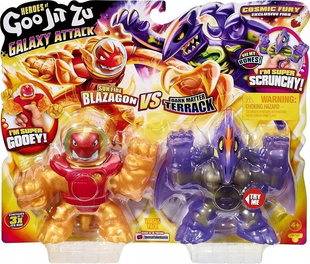 Figurka Tm Toys Goo Jit Zu - figurki Blazagon vs. Terrack S5 1