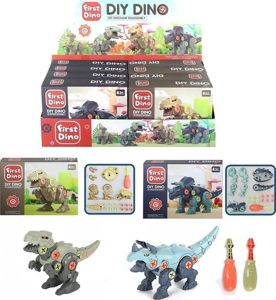 Figurka Trifox Dinozaur do skręcania 20el MIX 1