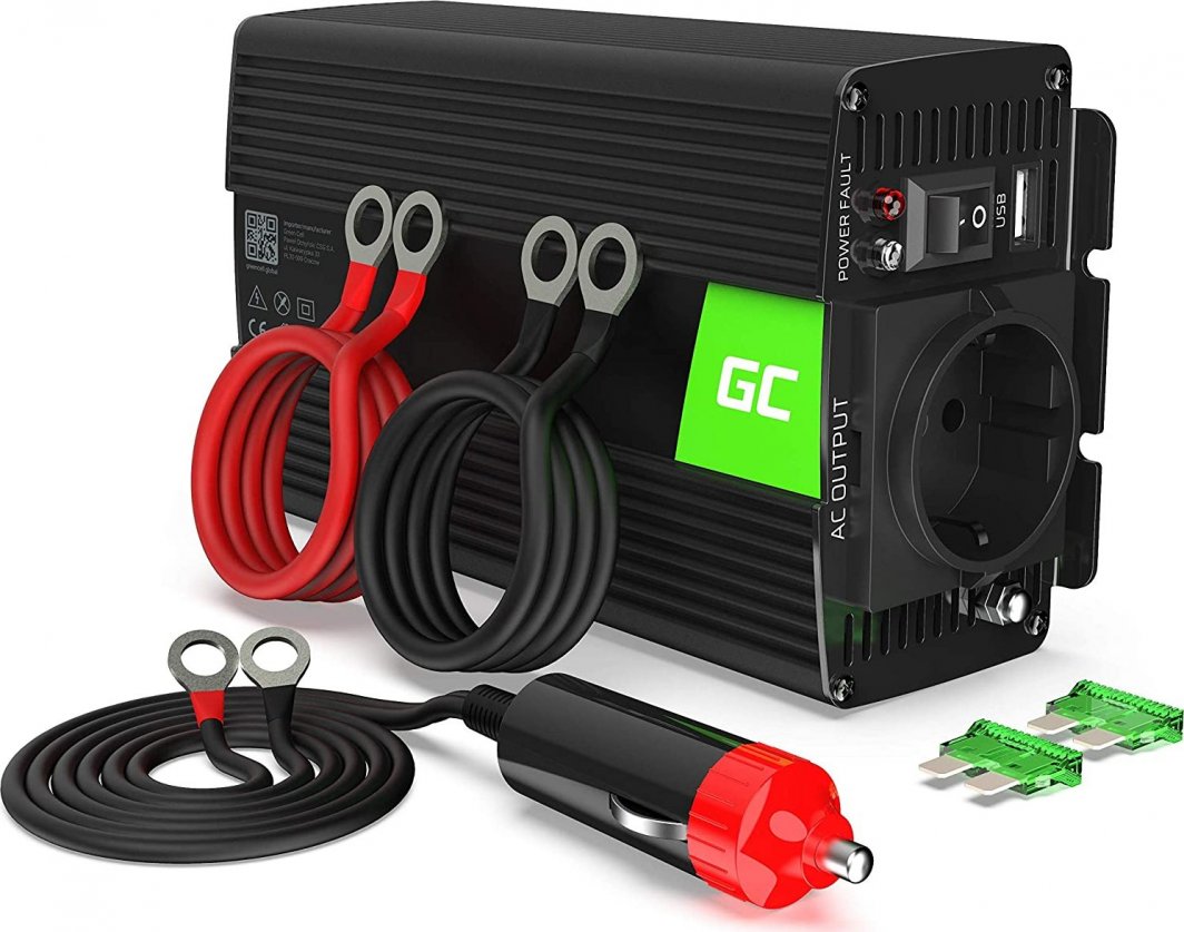 Przetwornica Green Cell Przetwornica Napięcia Green Cell 500/1000W 12V 1