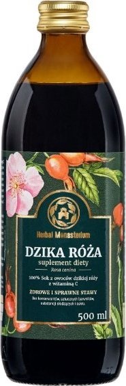 Herbal Pharmaceuticals Sok z Dzikiej Róży, 500 ml - Długi termin ważności! 1