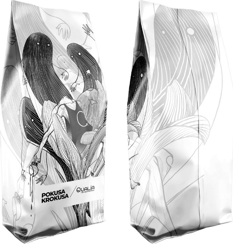 Kawa ziarnista Qualia Caffe Kawa ziarnista Qualia Pokusa Krokusa 2.0 - 1 kg - Szczecińskie Klimaty 1