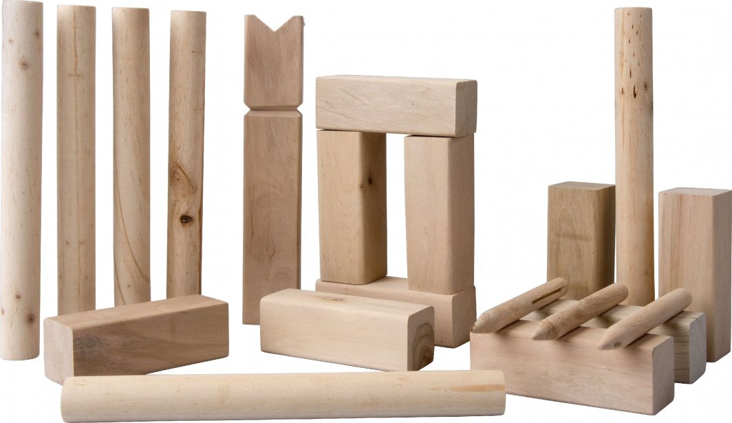 Eddy Toys Gra drewniana kubb szachy wikingów EDDY TOYS uni 1