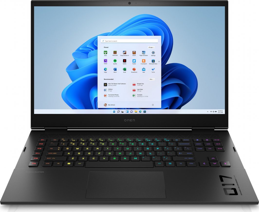 Laptop HP Laptop HP Omen 17-ck0131nw 4J9D9EA Intel i7 / 16GB / 1TB SSD / Nvidia RTX3060 / FullHD / Win11 / Czarny 1