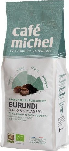 Kawa mielona Cafe Michel KAWA MIELONA ARABICA 100 % BURUNDI FAIR TRADE BIO 250 g - CAFE MICHEL 1