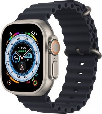 Smartwatch Apple Watch Ultra GPS + Cellular 49mm Titanium Case Ocean Band Granatowy  (MQFK3WB/A) 1