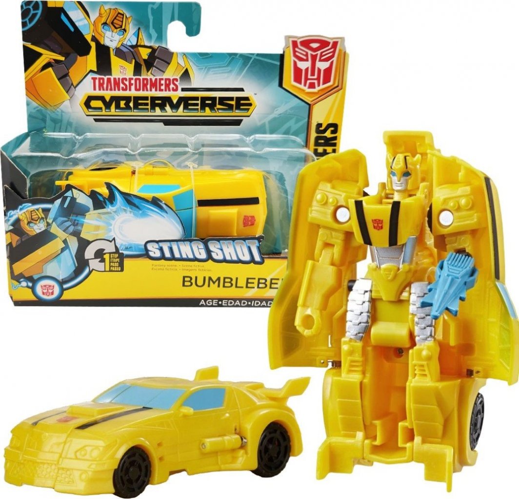 Figurka Transformers HASBRO TRANSFORMERS CYBERVERSE STING SHOT BUMBLEBEE E3642 1