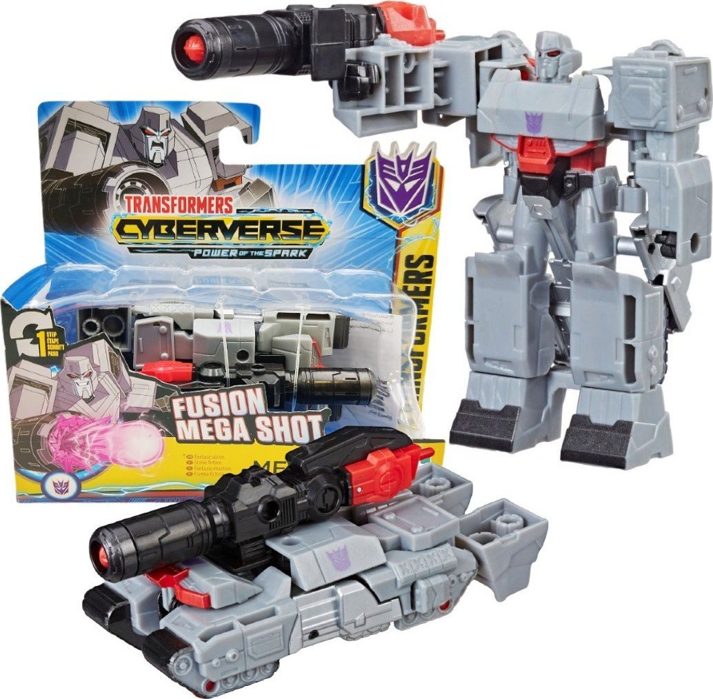 Figurka Transformers HASBRO TRANSFORMERS CYBERVERSE FUSION MEGA SHOT MEGATRON E3643 1