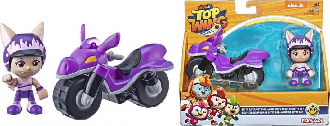Figurka Hasbro HASBRO TOP WING FIGURKA BETTY Z MOTOCYKLEM E5824 1