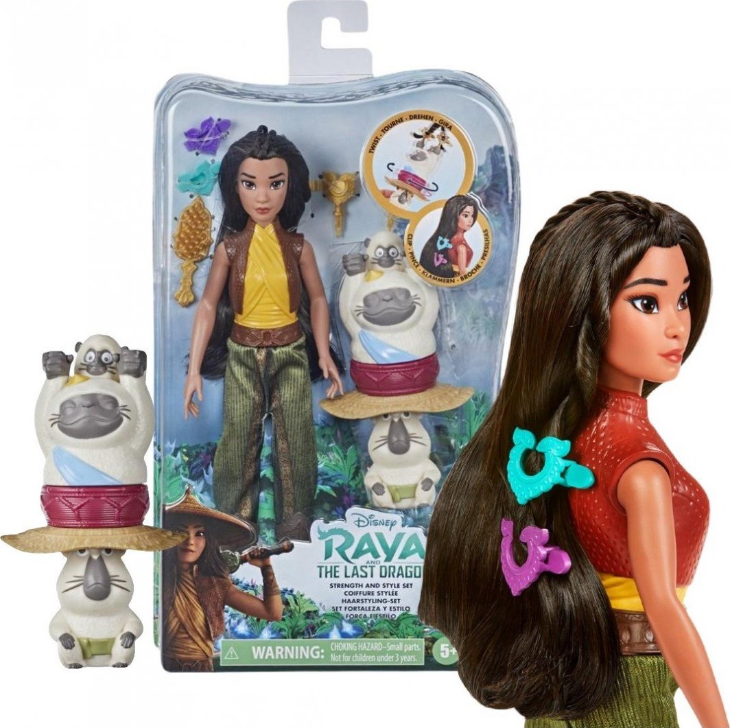 Hasbro HASBRO THE LAST DRAGON LALKA RAYA ZESTAW DO STYLIZACJI WŁOSÓW E9469 1
