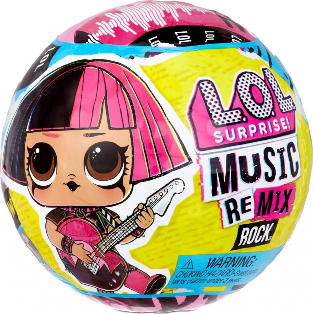 MGA LOL SURPRISE - LALECZKA W KULI REMIX ROCK DOLLS 577522 1