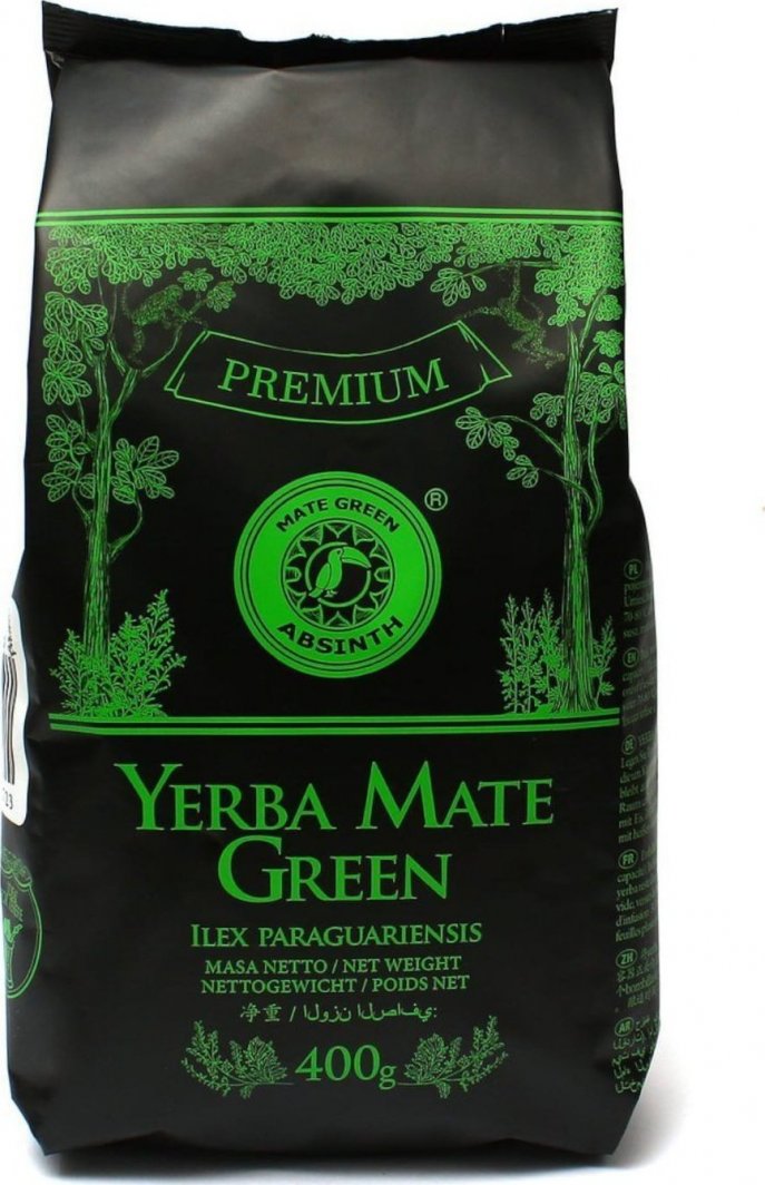 YERBA MARKET Mate Green ABSINTH 400g YERBA MATE 1