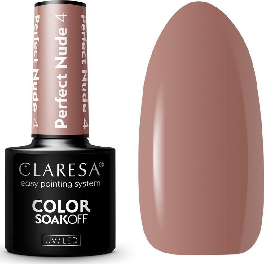 Claresa CLARESA Lakier Hybrydowy PERFECT NUDE 04 1