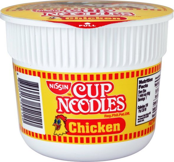 Nissin Original Nissin Mini Cup Noodles, zupa instant z kurczaka, łagodna 40g - Nissin 1
