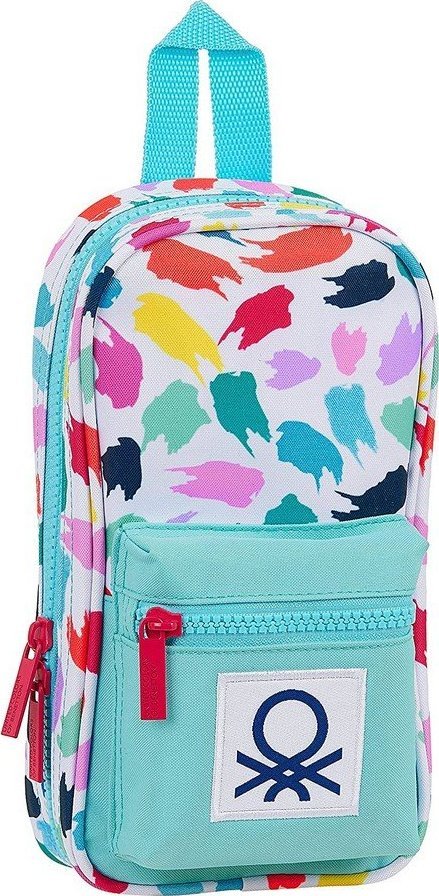Piórnik Benetton Piórnik w kształcie Plecaka Benetton Painting Wielokolorowy 1