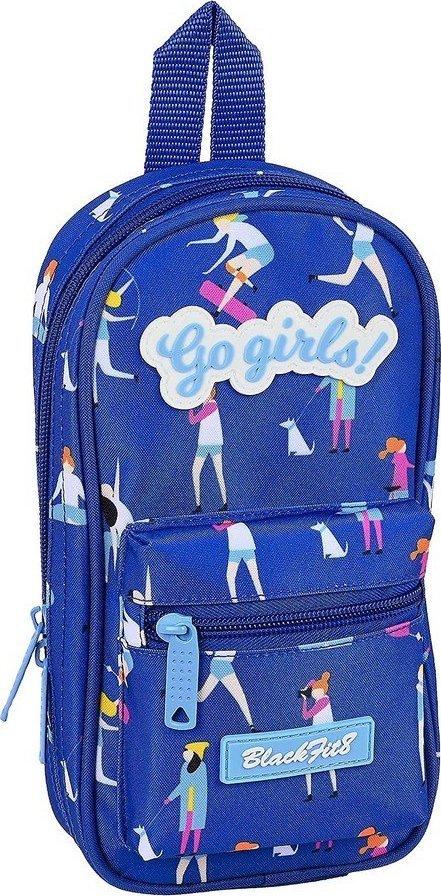 Piórnik Blackfit8 Piórnik w kształcie Plecaka BlackFit8 Go Girls Niebieski (33 Części) 1