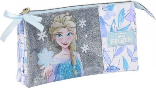 Piórnik Frozen Piórnik Potrójny Frozen Memories Niebieski Biały (22 x 12 x 3 cm) 1
