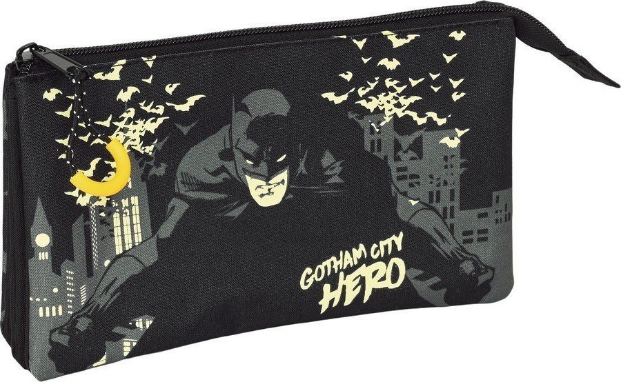 Piórnik Batman Torba szkolna Batman Hero Czarny (22 x 12 x 3 cm) 1
