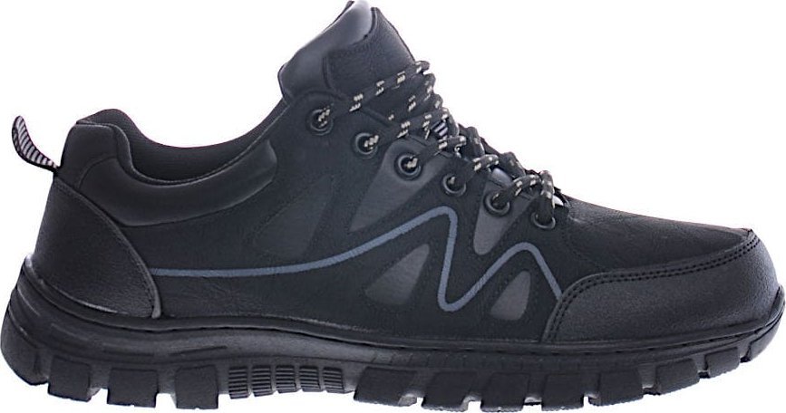Buty trekkingowe męskie E1-3 12837 T590 czarne r. 44 1