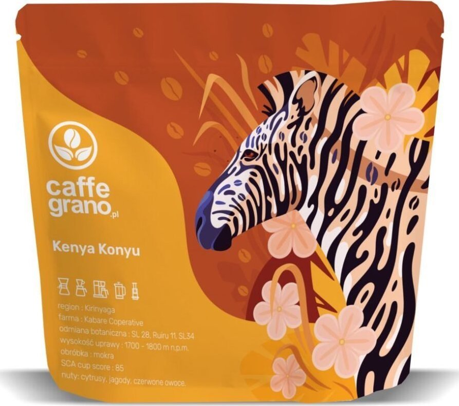 Kawa ziarnista Caffe Grano Kenya Konyu 250 g 1