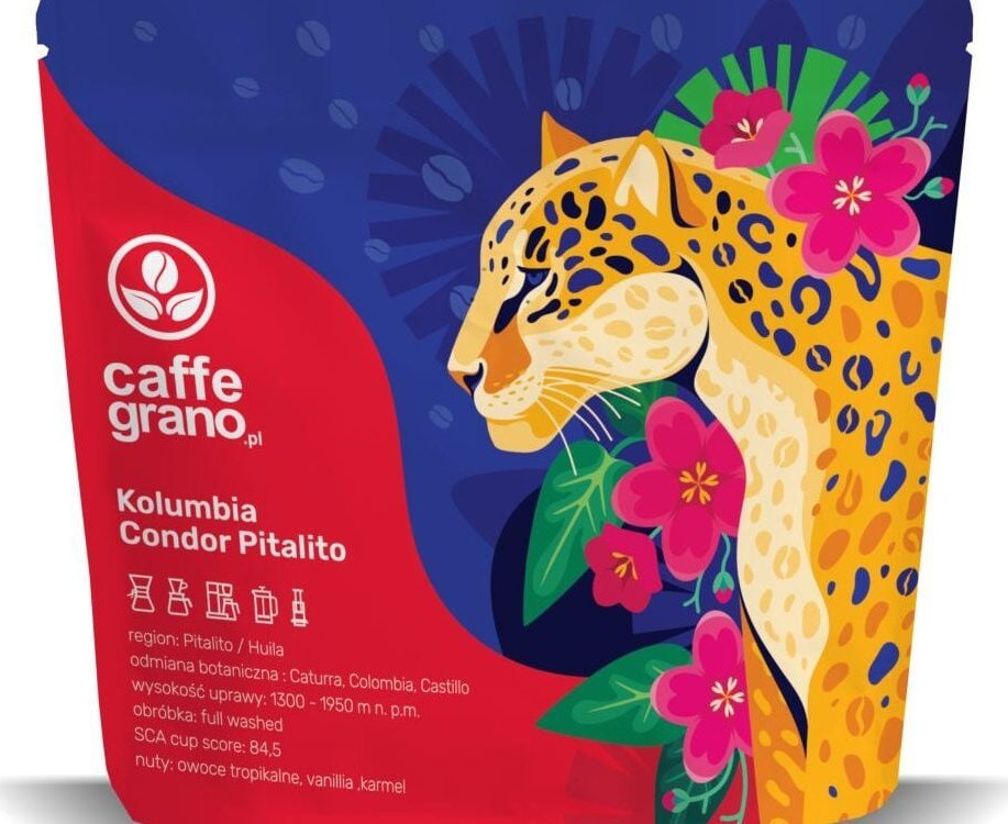 Kawa ziarnista Caffe Grano Condor Pitalito 250 g 1