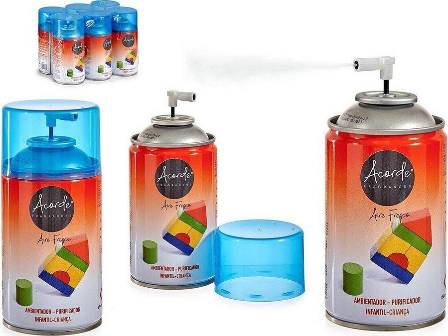 Bigbuy Home Wkłady do Odświeżacza Powietrza Woda Kolońska Dla Dzieci 250 ml (250 ml) (1 uds) 1