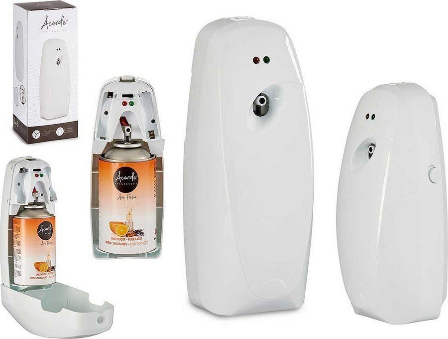 Bigbuy Home Automatyczny Odświeżacz Powietrza Biały Plastikowy (8 x 21 x 9 cm) 1