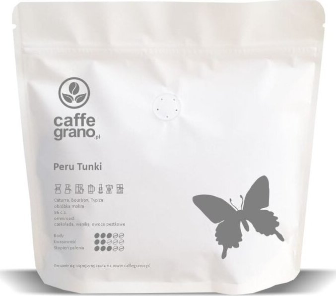 Kawa ziarnista Caffe Grano Peru Tunki 250 g 1