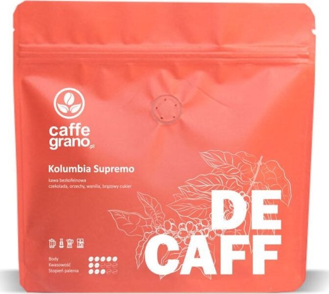 Kawa ziarnista Caffe Grano Supremo Swiss Water 250 g 1
