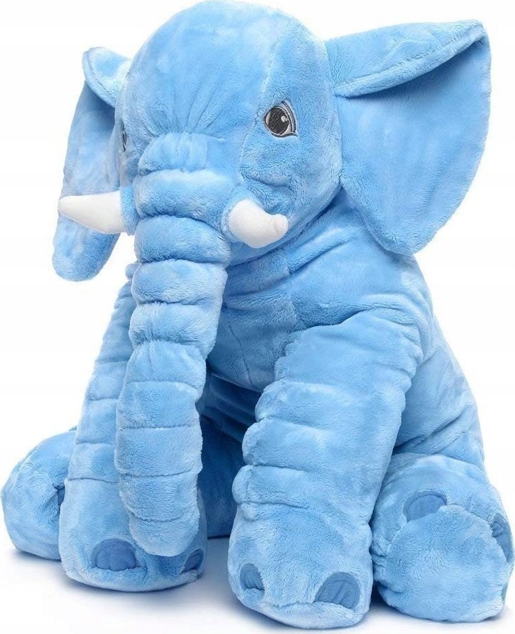 AIG mix Słoń Maskotka Pluszak Poduszka Przytulanka 60 Cm NIEBIESKI 1