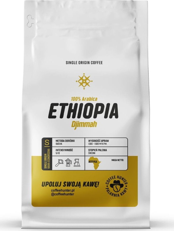 Kawa ziarnista Coffee Hunter Etiopia Djimmah 1 kg 1