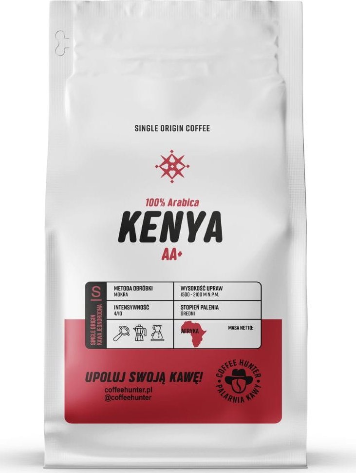 Kawa ziarnista Coffee Hunter Kenia AA 1 kg 1