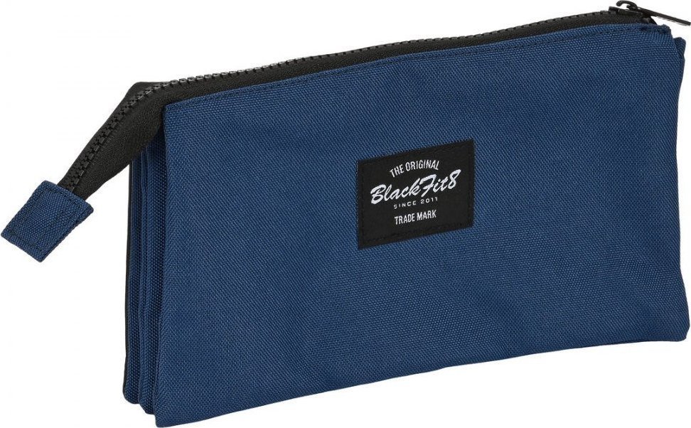 Piórnik Blackfit8 Piórnik Potrójny BlackFit8 Urban Czarny Granatowy (22 x 12 x 3 cm) 1