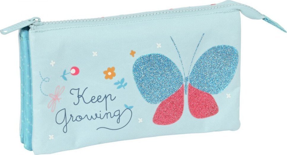 Piórnik Blackfit8 Piórnik Potrójny BlackFit8 Keep Growing Jasnoniebieski (22 x 12 x 3 cm) 1