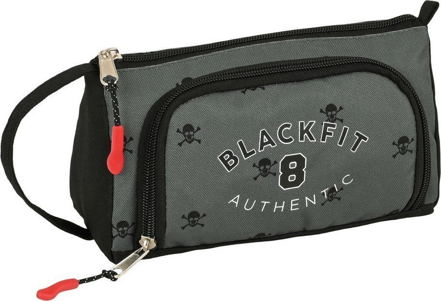 Piórnik Blackfit8 Torba szkolna BlackFit8 Skull Czarny Szary (20 x 11 x 8.5 cm) 1