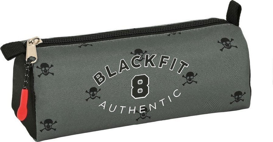 Piórnik Blackfit8 Torba szkolna BlackFit8 Skull Czarny Szary (21 x 8 x 7 cm) 1