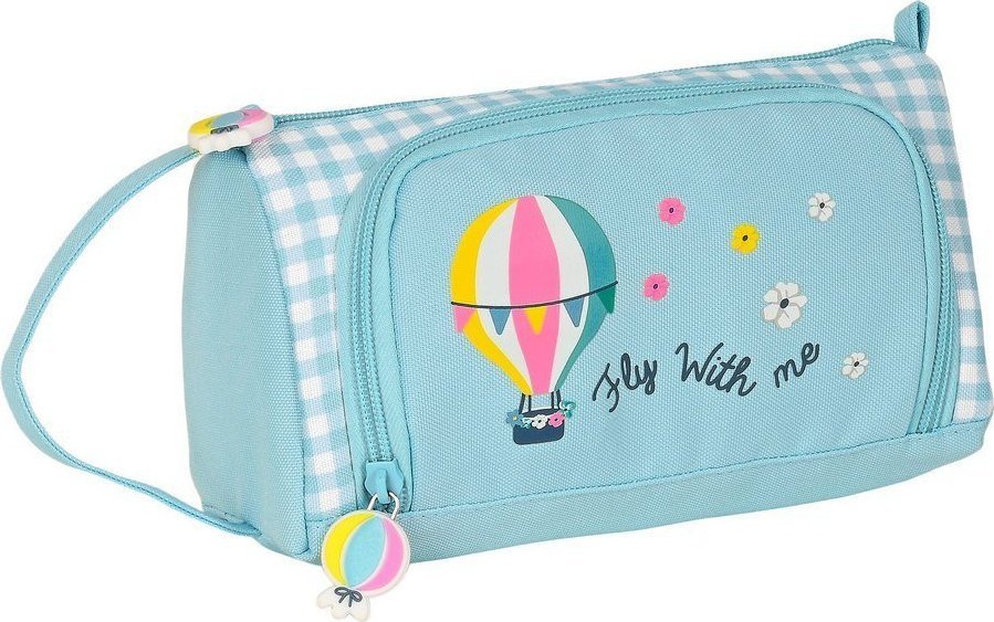 Piórnik Blackfit8 Torba szkolna BlackFit8 Fly with me Biały Błękitne niebo (20 x 11 x 8.5 cm) 1