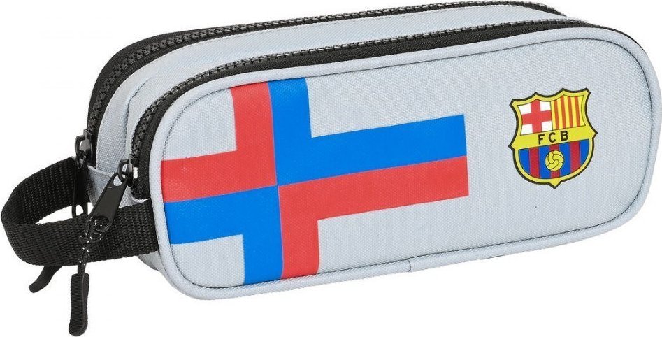 Piórnik F.C. Barcelona Piórnik Podwójny F.C. Barcelona Szary (21 x 8 x 6 cm) 1