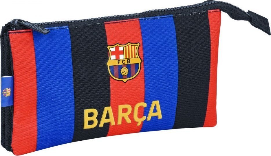 Piórnik F.C. Barcelona Piórnik Potrójny F.C. Barcelona Kasztanowy Granatowy (22 x 12 x 3 cm) 1