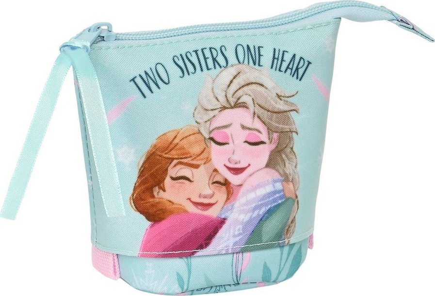 Piórnik Frozen Stojące etui na akcesoria Frozen One Heart Turkusowy (8 x 19 x 6 cm) 1