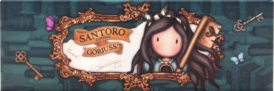 Piórnik Gorjuss Piórnik Gorjuss Curiosity Pudełko Szary Kolor Zielony (20.2 x 4 x 7 cm) 1