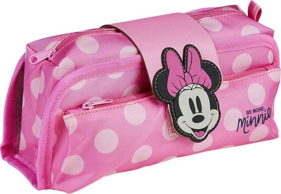 Piórnik Minnie Mouse Torba szkolna Minnie Mouse Różowy (22 x 12 x 7 cm) 1