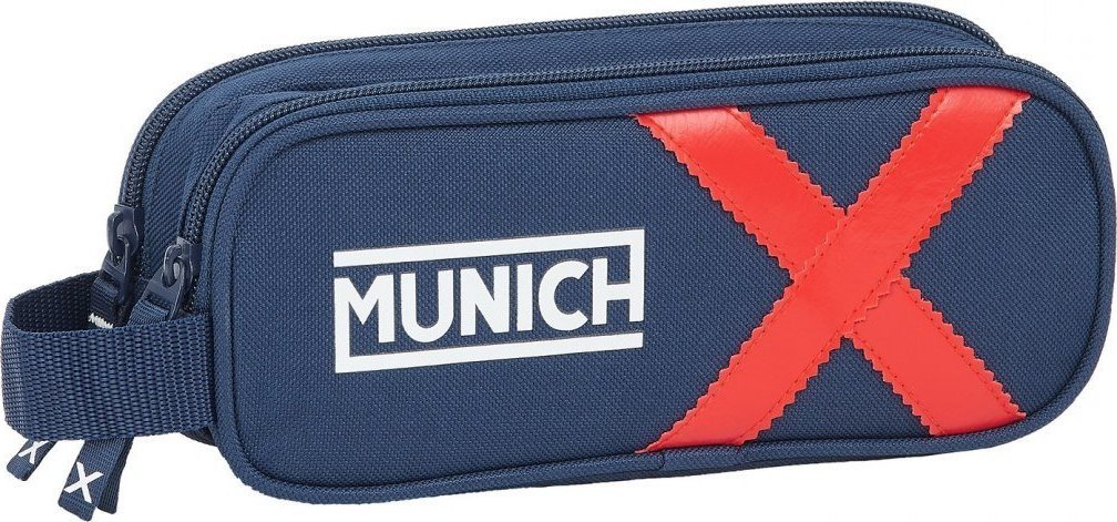 Piórnik Munich Piórnik Podwójny Spike Munich M513 Granatowy (21 x 8 x 6 cm) 1
