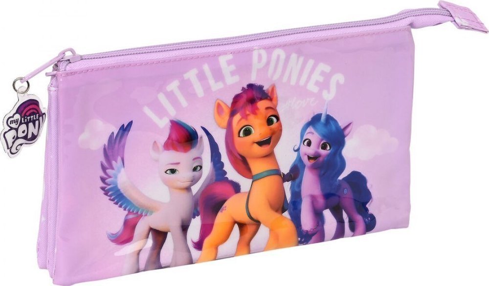 Piórnik My Little Pony Piórnik Potrójny My Little Pony Liliowy (22 x 12 x 3 cm) 1